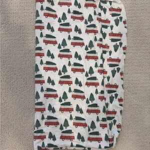 Festive Baby Swaddle with Christmas Tree Print